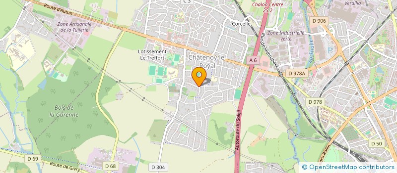 localisation de l'entreprise MADAME CRISTINA PEREIRA  CHATENOY-LE-ROYAL