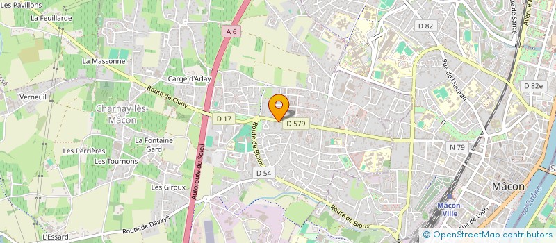 localisation de l'entreprise MADAME CRISTINA PEREIRA DOS SANTOS à CHARNAY-LES-MACON