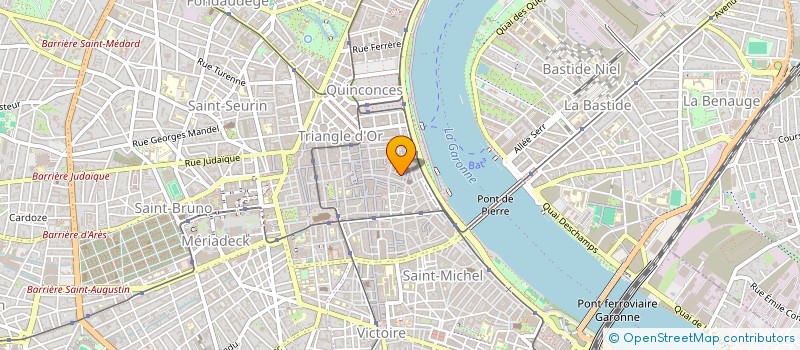 localisation de l'entreprise MADAME CRISTINA PIEDRA DOM NGUEZ  BORDEAUX