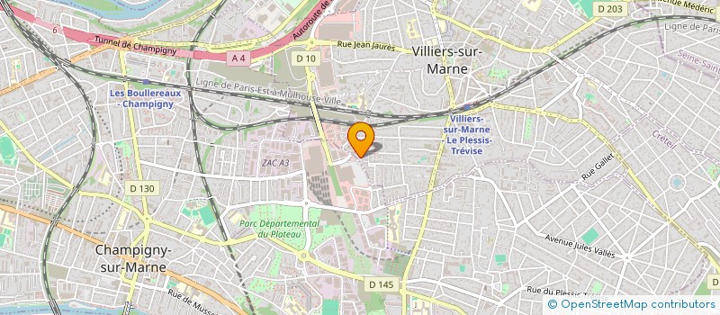 localisation de l'entreprise MADAME CRISTINA PIRES AFONSO à VILLIERS-SUR-MARNE