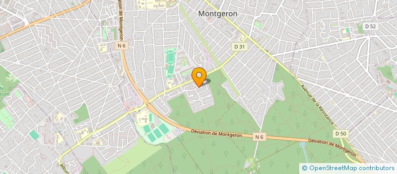 localisation de l'entreprise MADAME CRISTINA RETEZEANU à MONTGERON