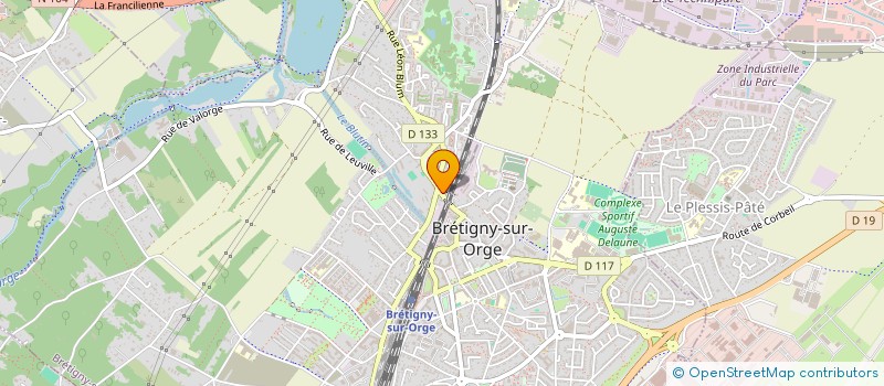 localisation de l'entreprise MADAME CRISTINA RODRIGUES PEREIRA à BRETIGNY-SUR-ORGE