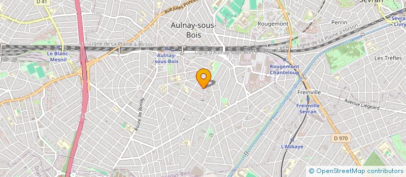 localisation de l'entreprise MADAME CRISTINA ROMANOV  AULNAY-SOUS-BOIS