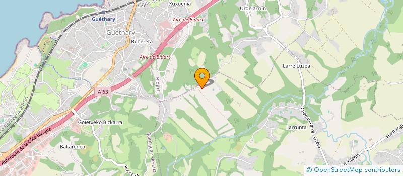 localisation de l'entreprise MADAME CRISTINA SALAGHE  AHETZE