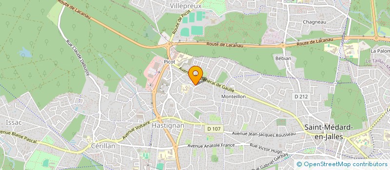 localisation de l'entreprise MADAME CRISTINA SAMITIER GRACIA  SAINT-MEDARD-EN-JALLES