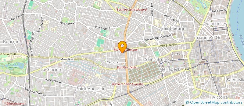 localisation de l'entreprise MADAME CRISTINA SILVA à BORDEAUX