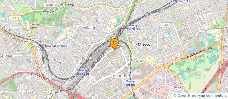 localisation de l'entreprise MADAME CRISTINA SLIVCA EP PASAT  MASSY