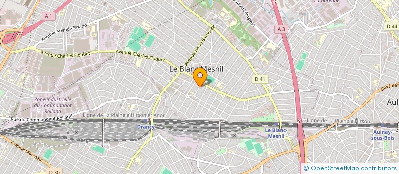 localisation de l'entreprise MADAME CRISTINA STRECHI à LE BLANC-MESNIL
