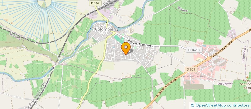 localisation de l'entreprise MADAME CRISTINA TELLO DEL HIERRO à COLOMBIERS