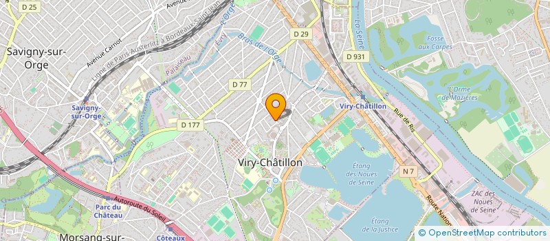 localisation de l'entreprise MADAME CRISTINA TONI à VIRY-CHATILLON