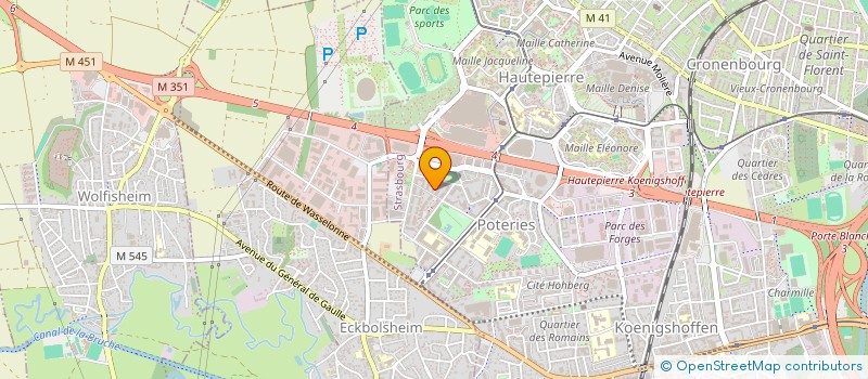 localisation de l'entreprise MADAME CRISTINA VILLADA à STRASBOURG