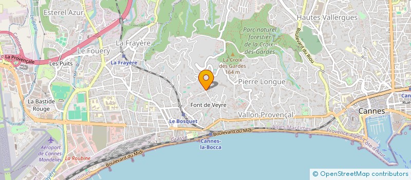 localisation de l'entreprise MADAME CRISTINA VOICU à CANNES