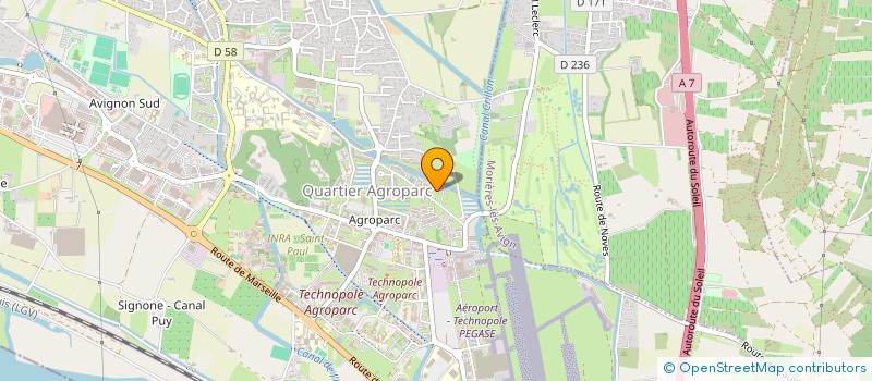 localisation de l'entreprise MADAME CRISTINA ZATTARIN  AVIGNON