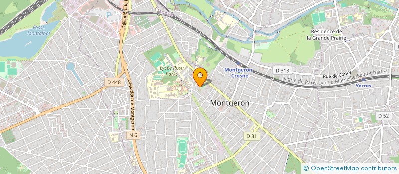localisation de l'entreprise MADAME CRISTINA ZOSIM à MONTGERON