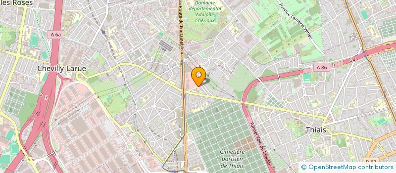 localisation de l'entreprise MADAME CRISTY MANIBOG  THIAIS