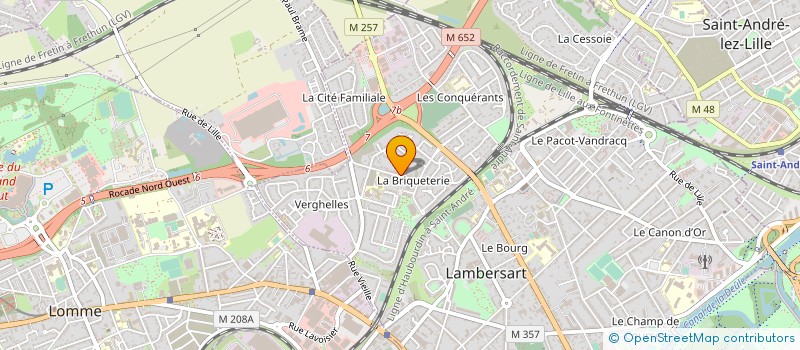localisation de l'entreprise MADAME CRIZALIA SAMPAYO RODRIGUEZ à LAMBERSART