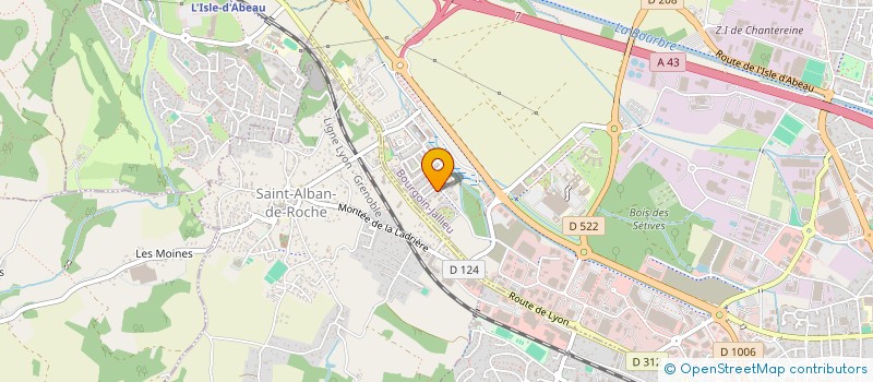 localisation de l'entreprise MADAME CRYSTA BALDIT à BOURGOIN-JALLIEU