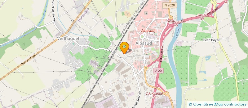 localisation de l'entreprise MADAME CRYSTAL DAUMAS  MONTAUBAN