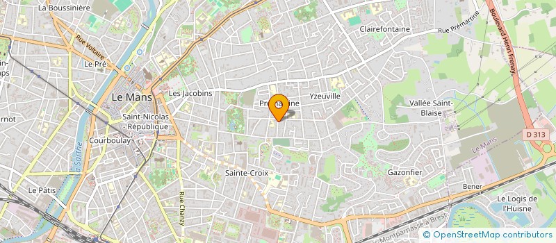 localisation de l'entreprise MADAME CRYSTAL DESPERT  LE MANS