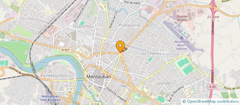 localisation de l'entreprise MADAME CRYSTAL ZBINDEN  MONTAUBAN