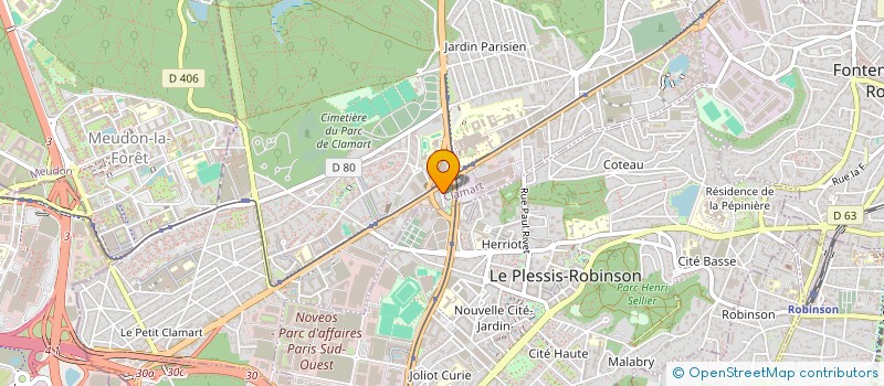 localisation de l'entreprise MADAME CRYSTALE KLIMBERG à CLAMART