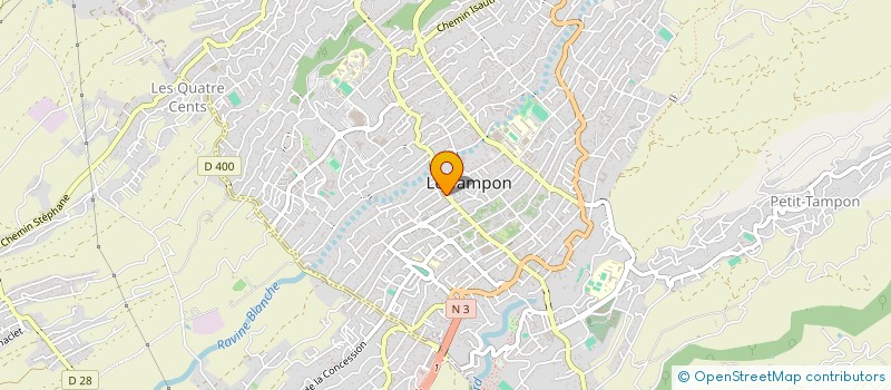 localisation de l'entreprise MADAME CRYSTALLE MORINIERE  LE TAMPON