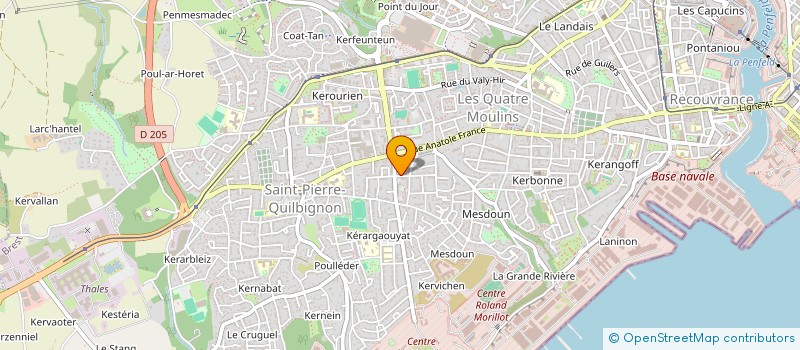 localisation de l'entreprise MADAME CRYSTALLE PALLOT à BREST