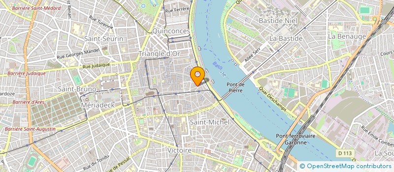 localisation de l'entreprise MADAME CRYSTEL MORA  BORDEAUX