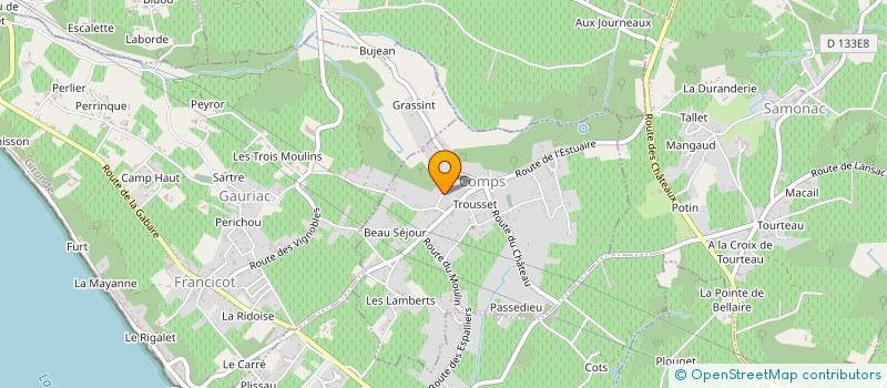 localisation de l'entreprise MADAME CRYSTEL ROSSI  COMPS