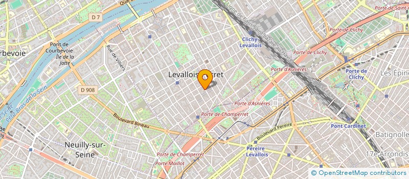 localisation de l'entreprise MADAME CRYSTELE CLAIRAY à LEVALLOIS-PERRET