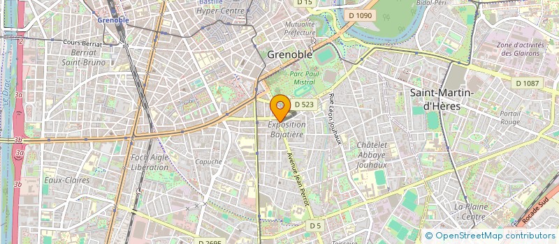 localisation de l'entreprise MADAME CRYSTELE LAGARDE à GRENOBLE