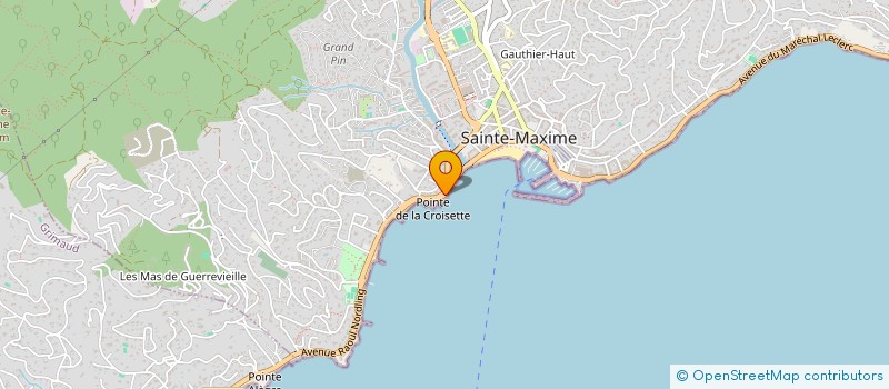 localisation de l'entreprise MADAME CSILLA HENSCHL MATTHIEU  SAINTE-MAXIME