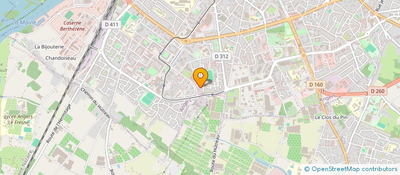 localisation de l'entreprise MADAME CUILI HOU à ANGERS