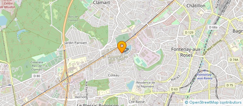 localisation de l'entreprise MADAME CUILIN HUANG à CLAMART