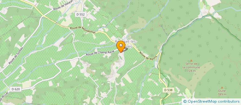 localisation de l'entreprise MADAME CYANE MICHOULIER-DYON  COLONZELLE