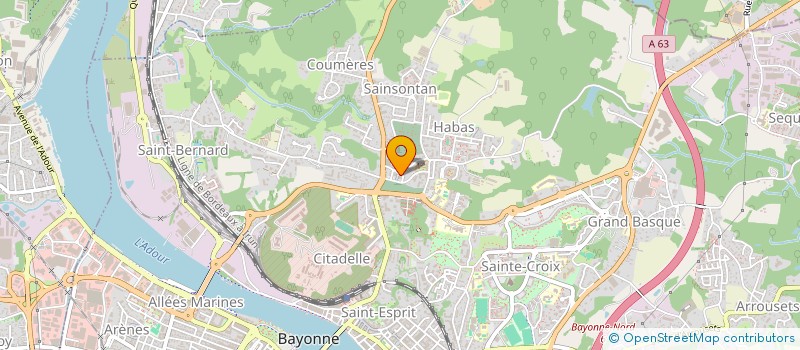 localisation de l'entreprise MADAME CYBELIA GERBOU à BAYONNE