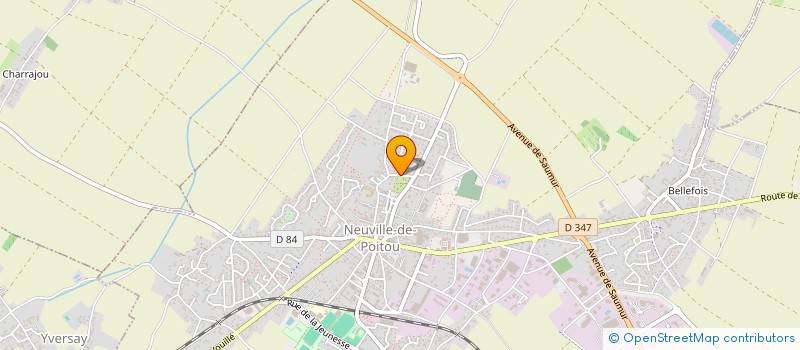 localisation de l'entreprise MADAME CYBILLE BROUARD  NEUVILLE-DE-POITOU