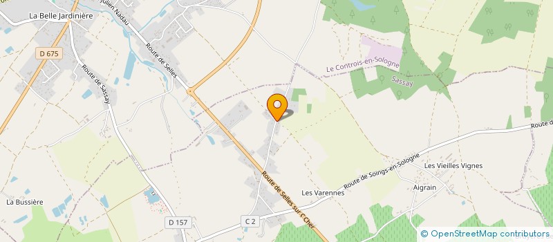 localisation de l'entreprise MADAME CYBILLE LE MANAC'H  SASSAY