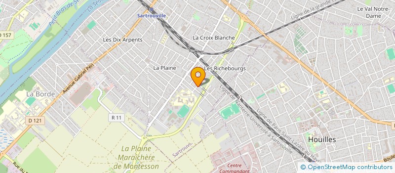 localisation de l'entreprise MADAME CYDRINE CHAUVIN  SARTROUVILLE
