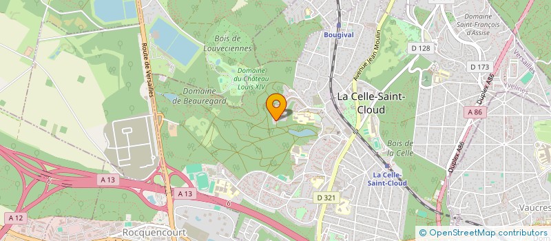 localisation de l'entreprise MADAME CYLAINE GREGOIRE  LA CELLE-SAINT-CLOUD