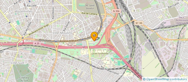 localisation de l'entreprise MADAME CYLIA BOUAICHE à LILLE