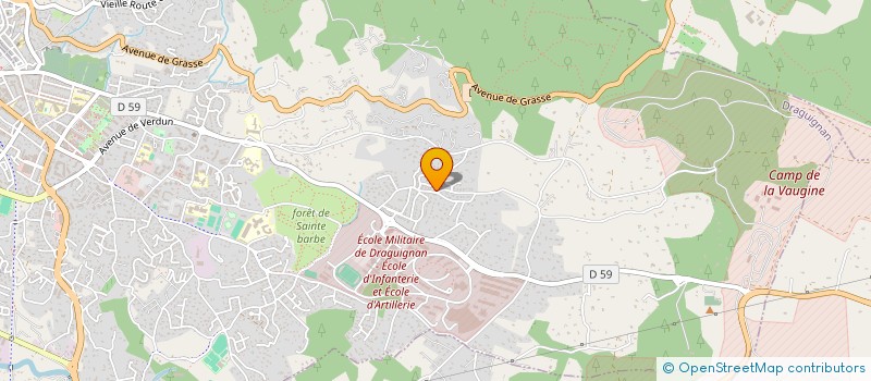 localisation de l'entreprise MADAME CYLIA COLLET  DRAGUIGNAN