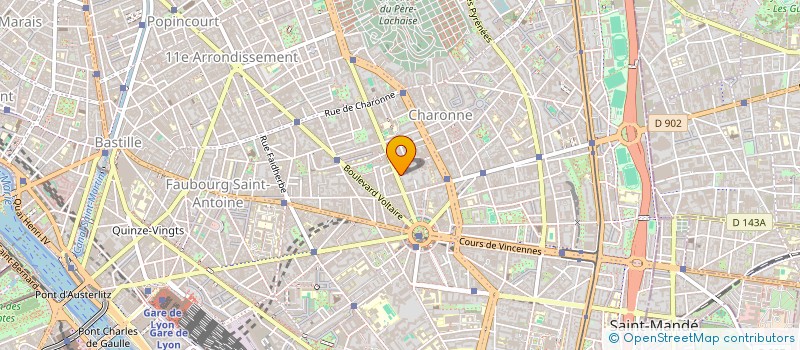 localisation de l'entreprise MADAME CYLIA MAZRI  PARIS