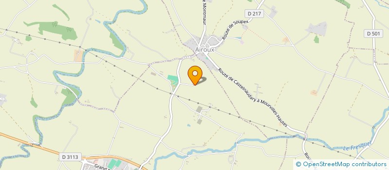 localisation de l'entreprise MADAME CYLIANE DESFOSSES  LABASTIDE-D'ANJOU