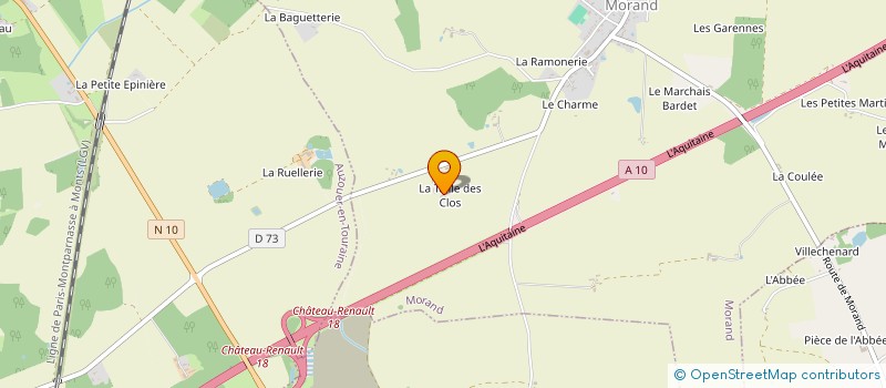 localisation de l'entreprise MADAME CYLIANE DEVOS  MORAND