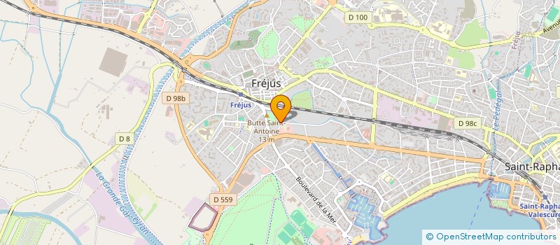 localisation de l'entreprise MADAME CYLIANE NOWAK à FREJUS