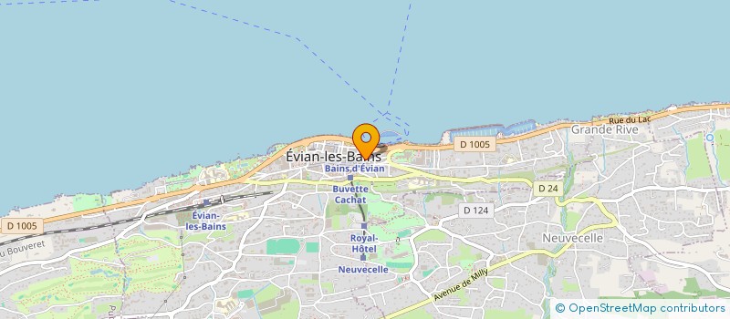 localisation de l'entreprise MADAME CYNDA MOSBAH  EVIAN-LES-BAINS