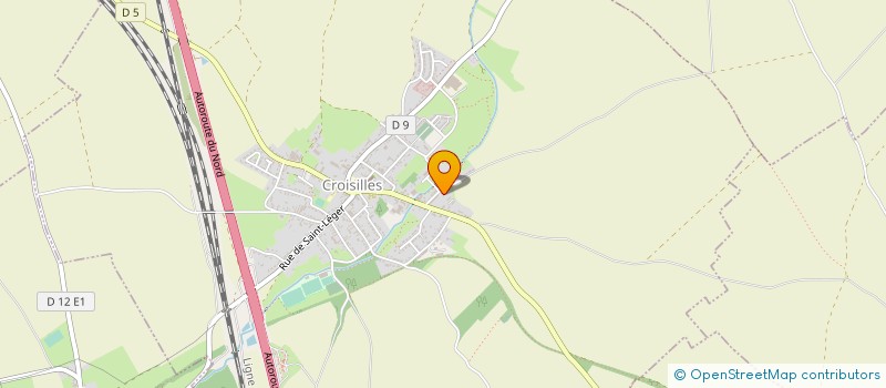 localisation de l'entreprise MADAME CYNDELL DIEVAL à CROISILLES