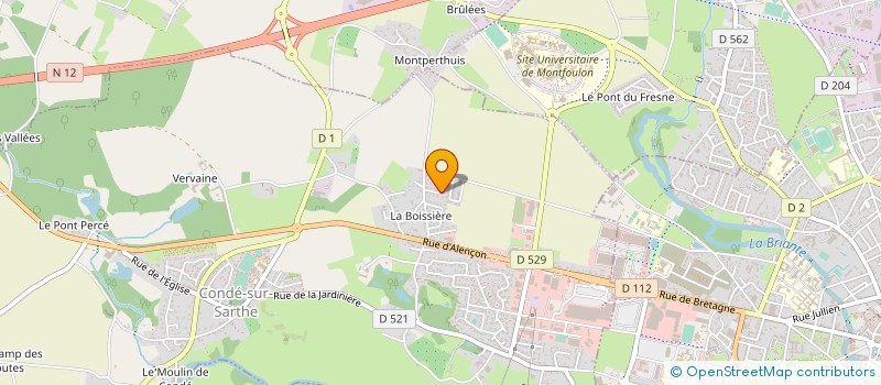 localisation de l'entreprise MADAME CYNDELLE COTTEREAU à CONDE-SUR-SARTHE