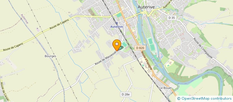 localisation de l'entreprise MADAME CYNDI GUILHEMAT  AUTERIVE